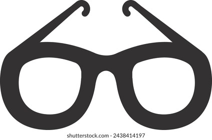 Glasses black icon. Sunglasses symbol. Optic sign