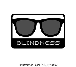 glasses blindness icon