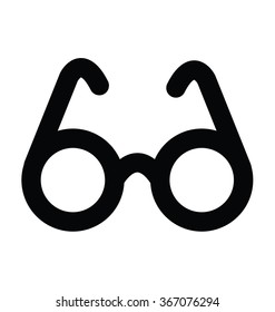 Glasses Bold Line Vector Icon