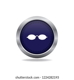 Glasses button, web design element