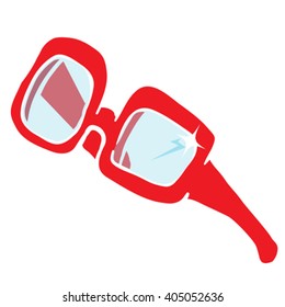 glasses cartoon