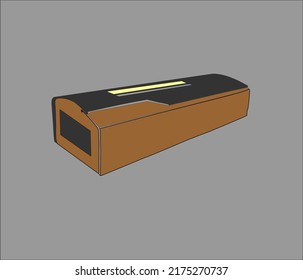 
a glasses case vector image