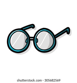 glasses color doodle
