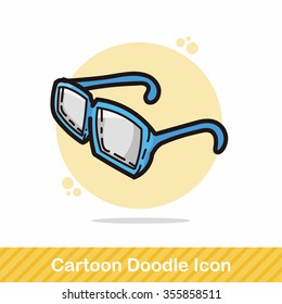 glasses color doodle