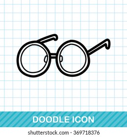 glasses color doodle