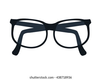 Glasses concept. optical instrument  icon. vector graphic