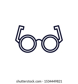 Glasses design, Fashion style accessory eyesight optical lens and view theme Vector illustration