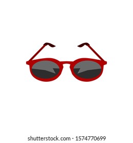 glasses design, vector glasses icon with a simple concept. suitable for various design purposes.