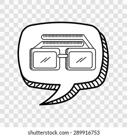 glasses design, vector illustration eps10 graphic 