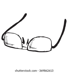 Glasses doodle