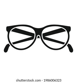 Glasses elderly icon. Simple illustration of Glasses elderly vector icon for web design isolated on white background