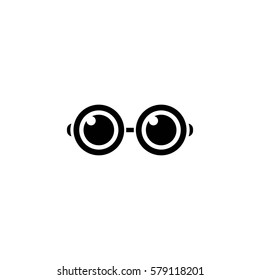 glasses eye vector icon