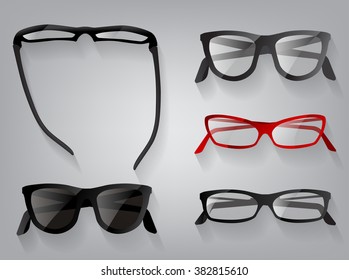 Glasses eye wear, elegance sunglasses