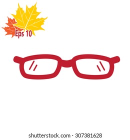 Glasses (eyeglasses) isolated. Vector illustration.