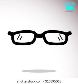 Glasses (eyeglasses) isolated. Vector illustration.