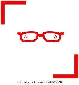 Glasses (eyeglasses) isolated. Vector illustration.