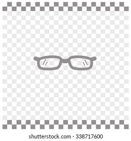 Glasses (eyeglasses) isolated. Vector illustration.