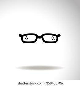 Glasses (eyeglasses) isolated. Vector illustration.