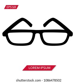 glasses eyeglasses symbol  vector icon