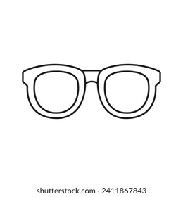 Glasses eyeware emoji vector symbol