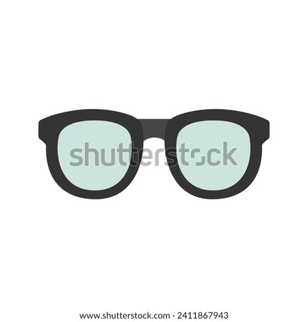 Glasses eyeware emoji vector symbol