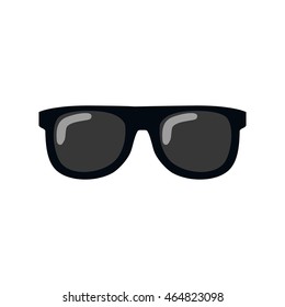 glasses fashion accesory style icon. Isolated and flat illustration. Vector graphic