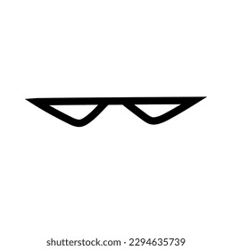 gafas de estilo plano. ilustración de tendencia vectorial