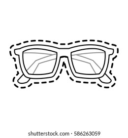 glasses frame icon image 