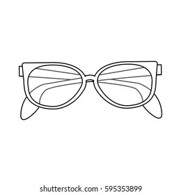 glasses frame icon image