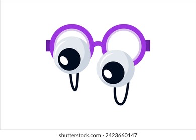 Glasses Funny and Weird Sticker
