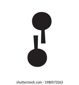  glasses geometric symbol simple logo vector