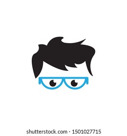 Glasses graphic design template vector isolated illustration