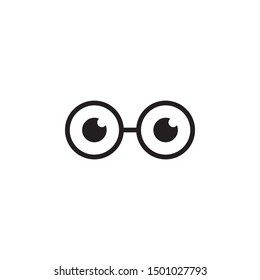 Glasses graphic design template vector isolated illustration