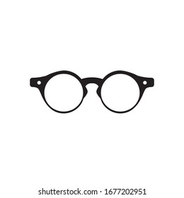 Glasses graphic design template vector isolated