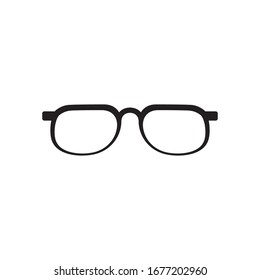 Glasses graphic design template vector isolated