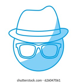 glasses and hat icon