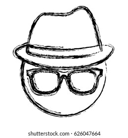 glasses and hat icon