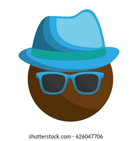 glasses and hat icon