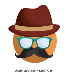 glasses and hat icon