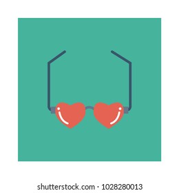  glasses heart love 