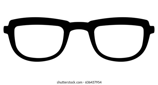 glasses hipster style, vector, vintage glasses