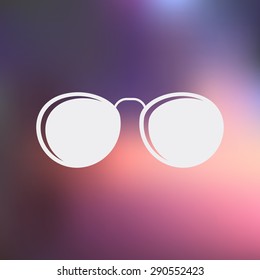 Glasses icon. 