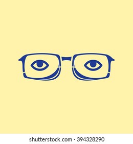 Glasses Icon.