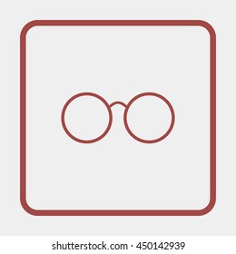 Glasses Icon.