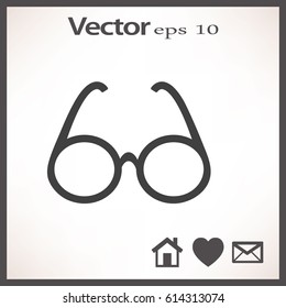 Gafas. Icono.