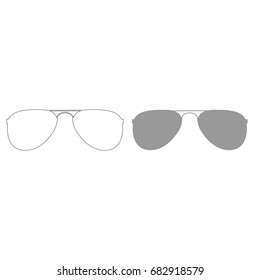 Glasses icon .