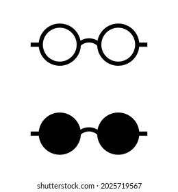 Glasses icon for apps and web sites