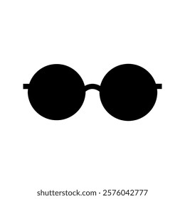 glasses icon color editable on white background