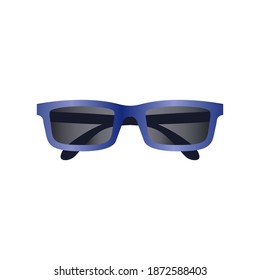 glasses icon of color style vector illustration design