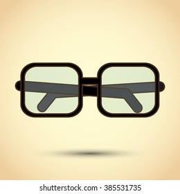 glasses icon design 